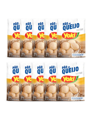 Combo - Mistura para Pão de Queijo YOKI - 250g - Compre 10 unidades e ganhe 10% de desconto shop